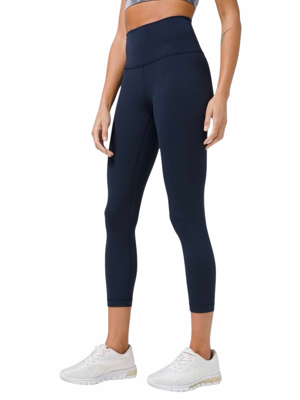 Lululemon Wunder Train High-Rise Leggings 23" Navy Blue Everlux Sz 8